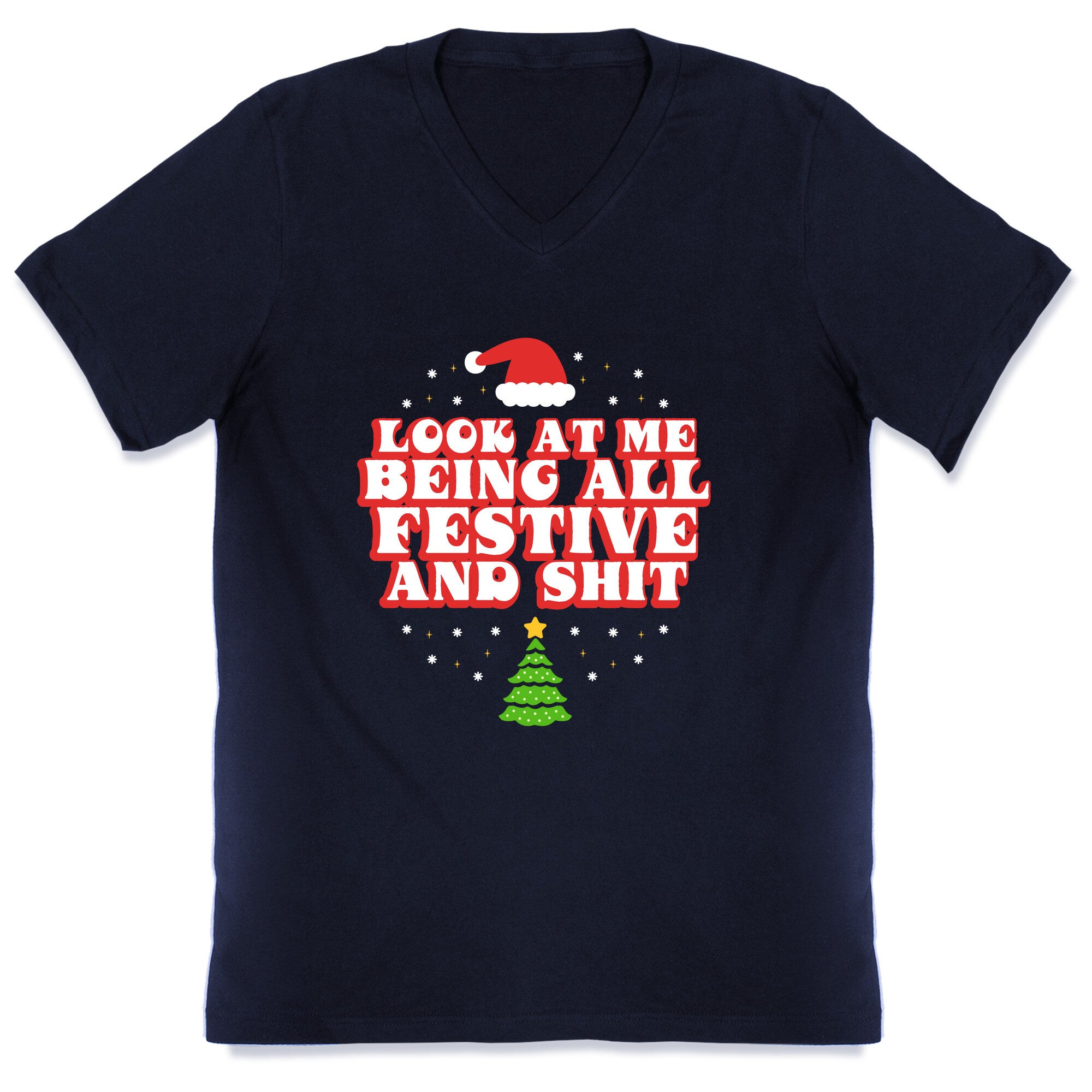 Look At Me Being All Festive V-Neck